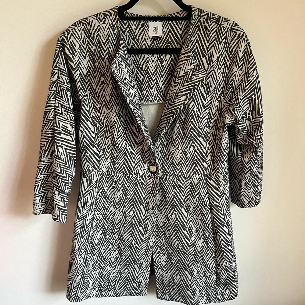 Patterned Cabi Jacket size medium